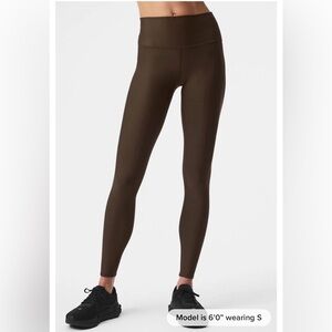 Alo High-Waist Airlift Espresso Leggings, Like New-Worn & Washed Once